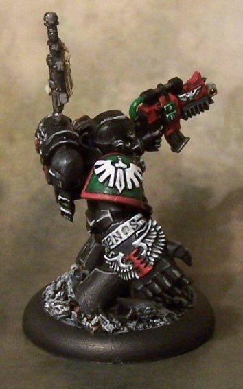 Dark Angels, Death Watch, Death Watch Marine, Freehand, Ordo Xenos